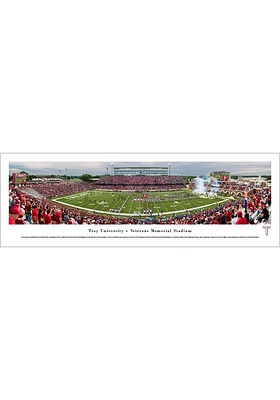 Blakeway Panoramas Troy Trojans 50 Yard Line Unframed Poster