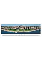 Blakeway Panoramas St Louis St Louis Skyline at Night Panoramic Unframed Poster