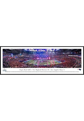 Blakeway Panoramas New England Patriots Super Bowl LIII Champions Celebration Standard Framed Post..