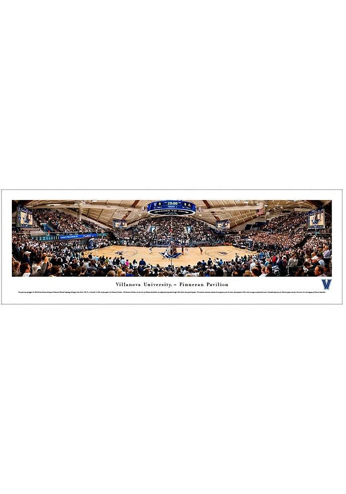 Blakeway Panoramas Villanova Wildcats Basketball 1st at Finneran Unframed Poster