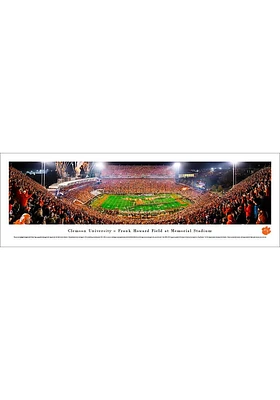Blakeway Panoramas Clemson Tigers Football 50 Yard Line Unframed Poster