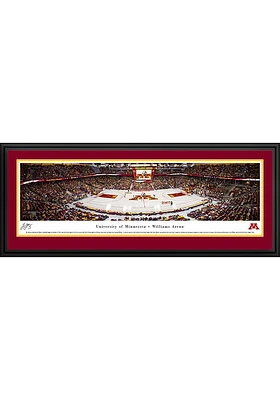 Blakeway Panoramas Minnesota Golden Gophers Womens Basketball Deluxe Framed Posters