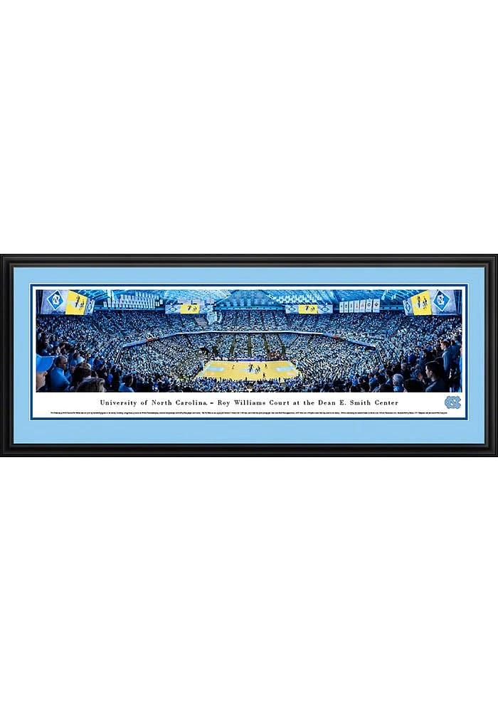 Blakeway Panoramas North Carolina Tar Heels Basketball Deluxe Framed Posters