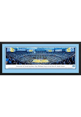 Blakeway Panoramas North Carolina Tar Heels Basketball Deluxe Framed Posters