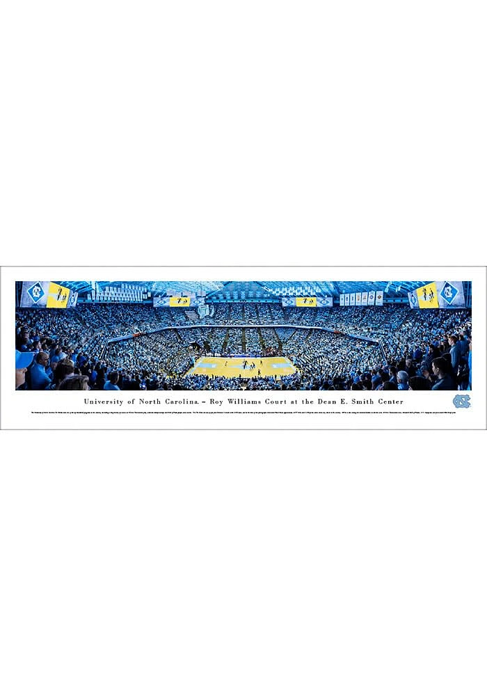 Blakeway Panoramas North Carolina Tar Heels Basketball Unframed Poster