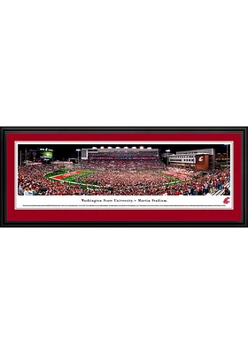Blakeway Panoramas Washington State Cougars Football Deluxe Framed Posters