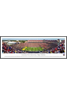 Blakeway Panoramas LSU Tigers Football 125th Anniversary Standard Framed Posters