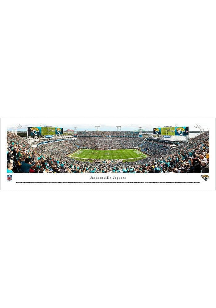 Blakeway Panoramas Jacksonville Jaguars Football Unframed Poster