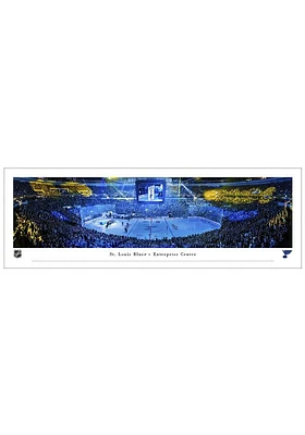 Blakeway Panoramas St Louis Blues 2021 Stanley Cup Banner Raising Unframed Poster