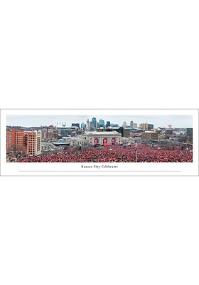 Blakeway Panoramas Kansas City Chiefs Sea of Red Celebration Unframed Poster