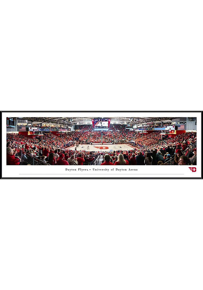 Blakeway Panoramas Dayton Flyers Basketball Standard Framed Posters