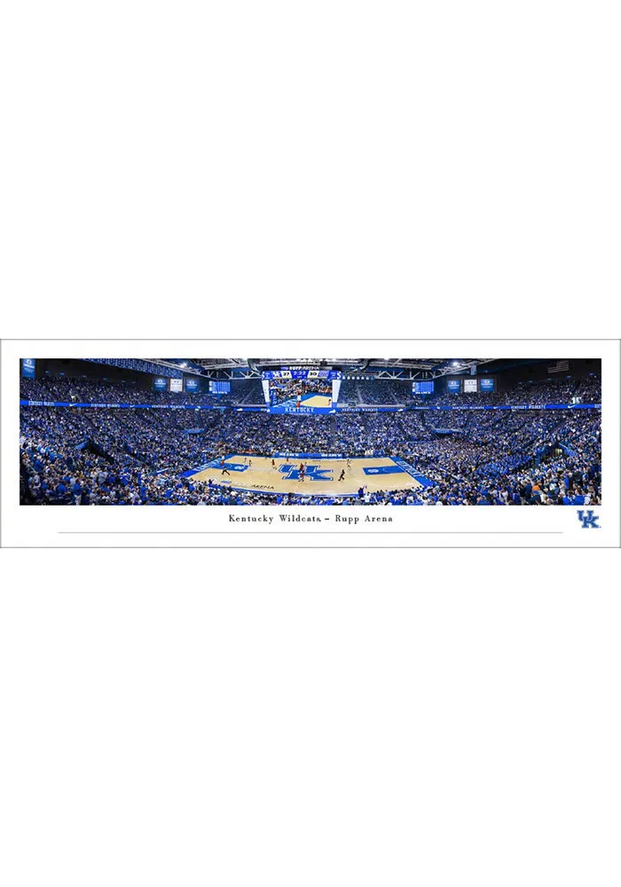 Blakeway Panoramas Kentucky Wildcats Tubed Panoramic Poster Unframed Poster