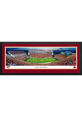 Blakeway Panoramas Virginia Tech Hokies Orange Out Deluxe Framed Posters
