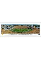 Blakeway Panoramas West Virginia Mountaineers Gold Rush Football Unframed Poster