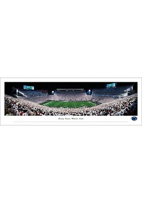 Blakeway Panoramas Penn State Nittany Lions Beaver Stadium White Out Tubed Unframed Poster