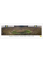 Blakeway Panoramas Michigan Wolverines Storm the Field Tubed Unframed Poster