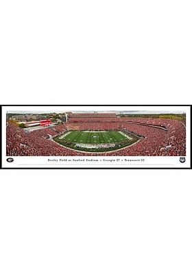 Blakeway Panoramas Georgia Bulldogs Dooley Field at Sanford Stadium Panorama Standard Framed Poste..