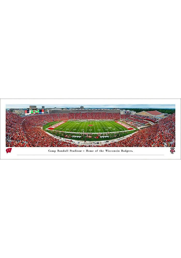 Blakeway Panoramas Wisconsin Badgers Camp Randall Panorama Unframed Poster
