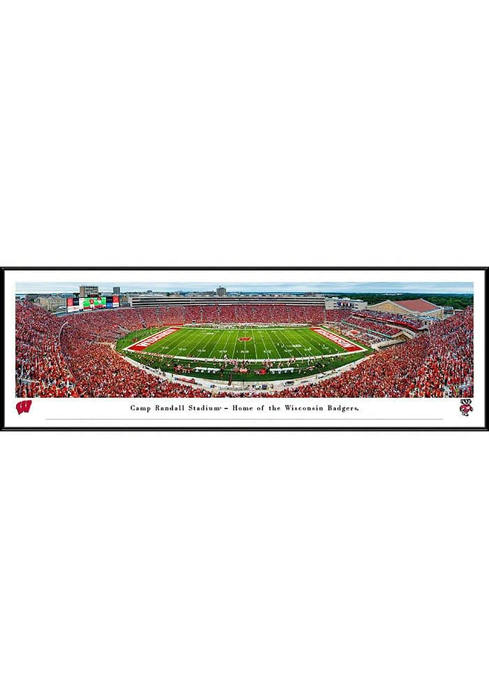 Blakeway Panoramas Wisconsin Badgers Camp Randall Standard Panorama Framed Posters
