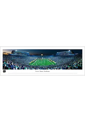 Blakeway Panoramas Notre Dame Fighting Irish End Zone Panorama Unframed Poster