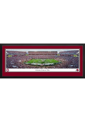 Blakeway Panoramas Alabama Crimson Tide Marching Band Panorama Deluxe Framed Posters