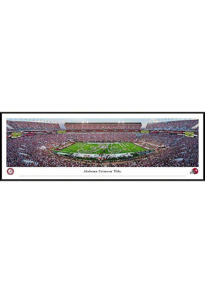 Blakeway Panoramas Alabama Crimson Tide Marching Band Panorama Standard Framed Posters