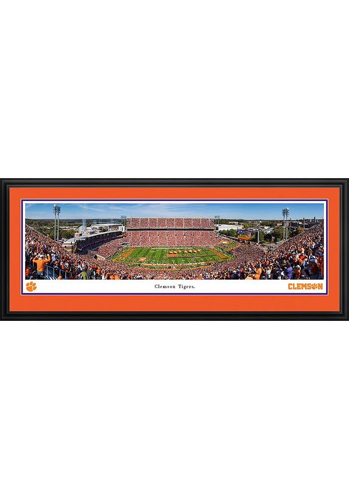 Blakeway Panoramas Clemson Tigers Football Panorama Deluxe Framed Posters
