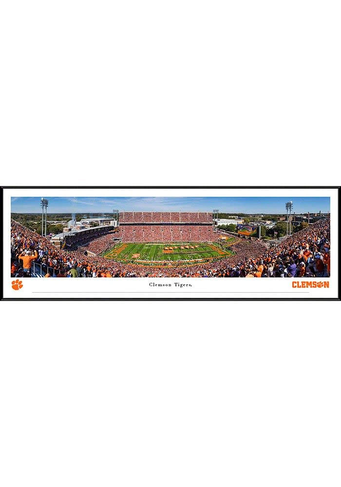 Blakeway Panoramas Clemson Tigers Football Panorama Standard Framed Posters