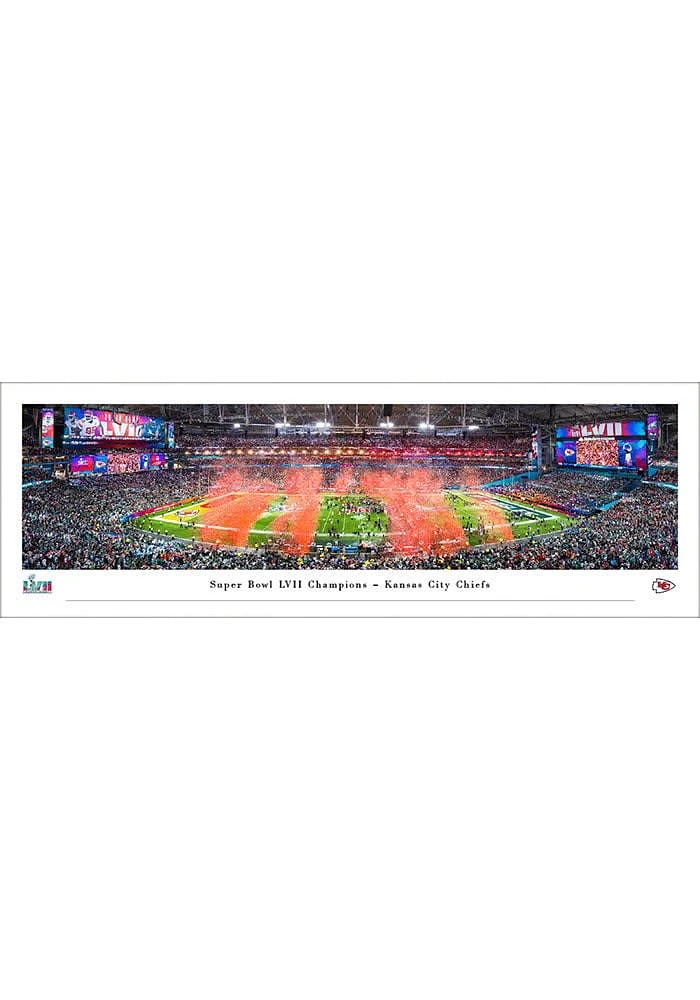 Blakeway Panoramas Kansas City Chiefs 2022 SB Champs Tubed Unframed Poster