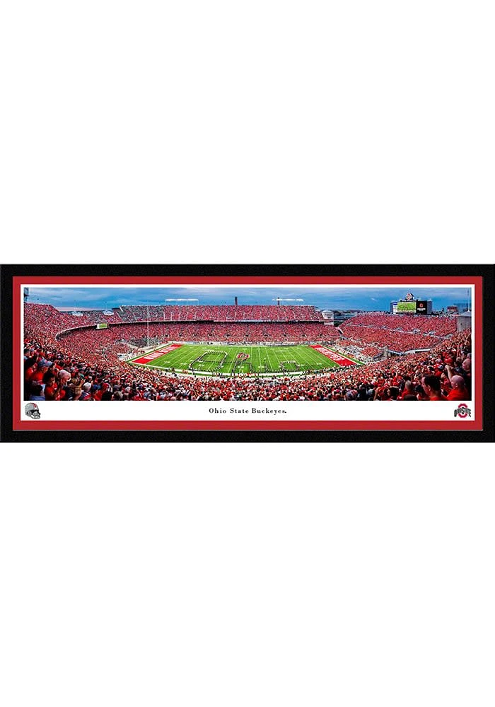 Blakeway Panoramas Ohio State Buckeyes Script Select Framed Posters