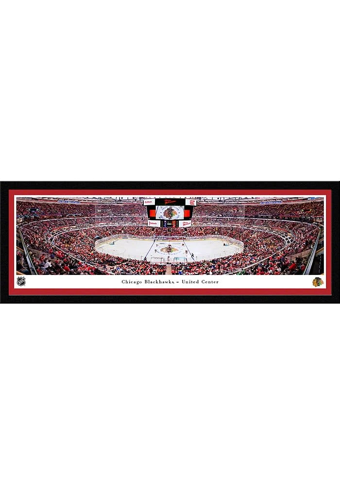 Blakeway Panoramas Chicago Blackhawks Select Frame Framed Posters