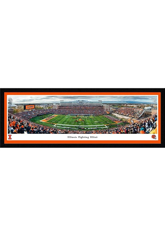 Blakeway Panoramas Illinois Fighting Illini Select Frame Framed Posters