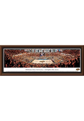 Blakeway Panoramas Oklahoma State Cowboys Basketball Select Framed Posters