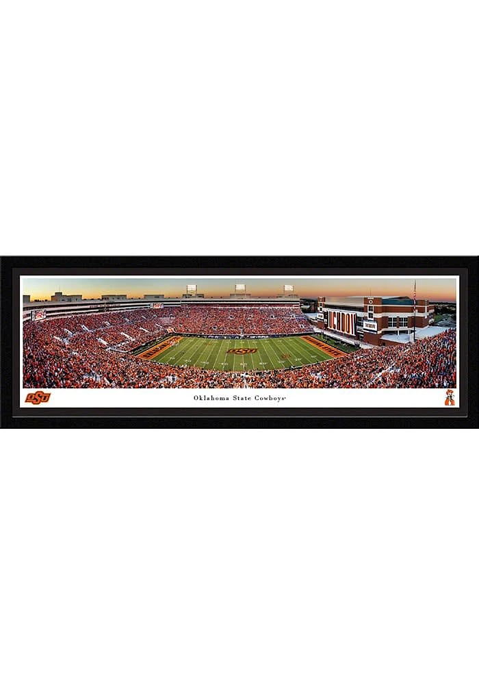 Blakeway Panoramas Oklahoma State Cowboys Football Select Framed Posters