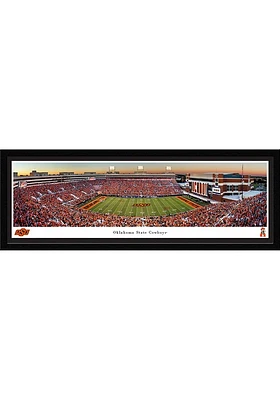 Blakeway Panoramas Oklahoma State Cowboys Football Select Framed Posters