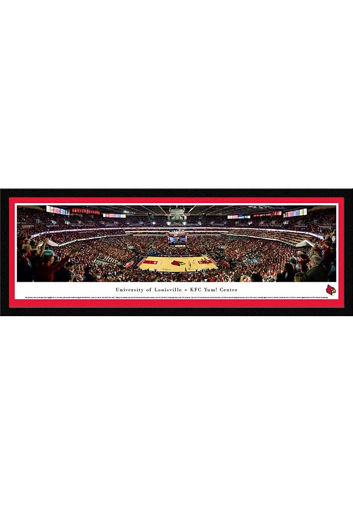 Blakeway Panoramas Louisville Cardinals Basketball Select Framed Posters