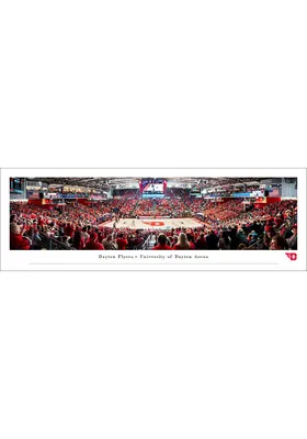 Blakeway Panoramas Dayton Flyers Basketball Tubed Unframed Poster