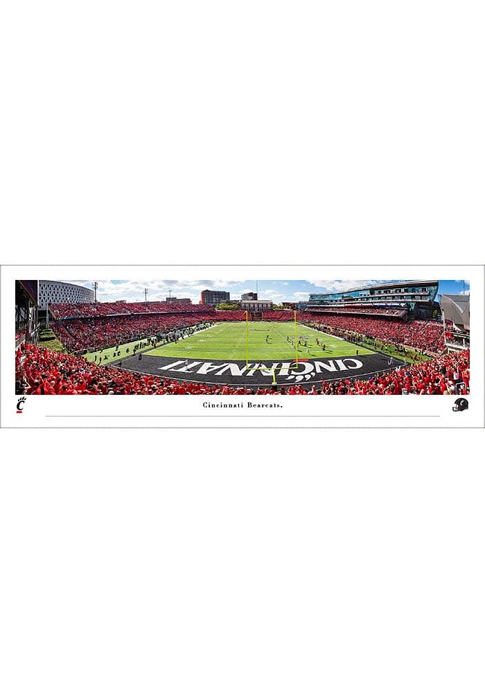 Blakeway Panoramas Cincinnati Bearcats Football End Zone Tubed Unframed Poster