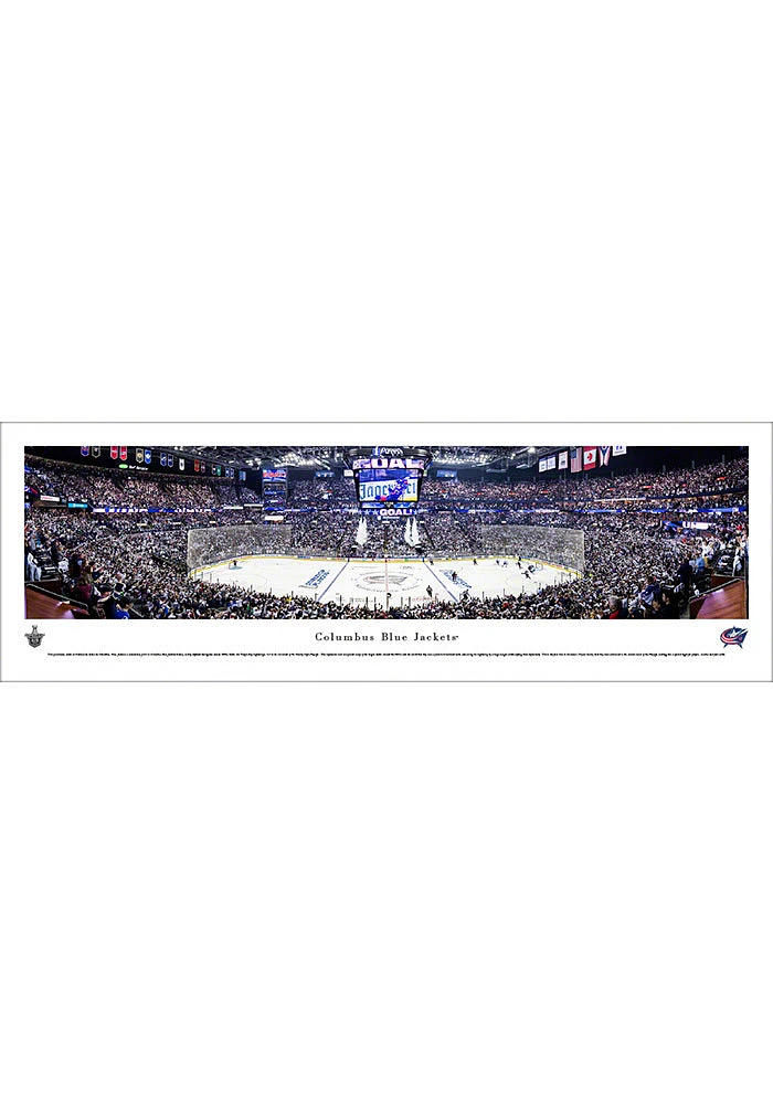 Blakeway Panoramas Columbus Blue Jackets Tubed Unframed Poster