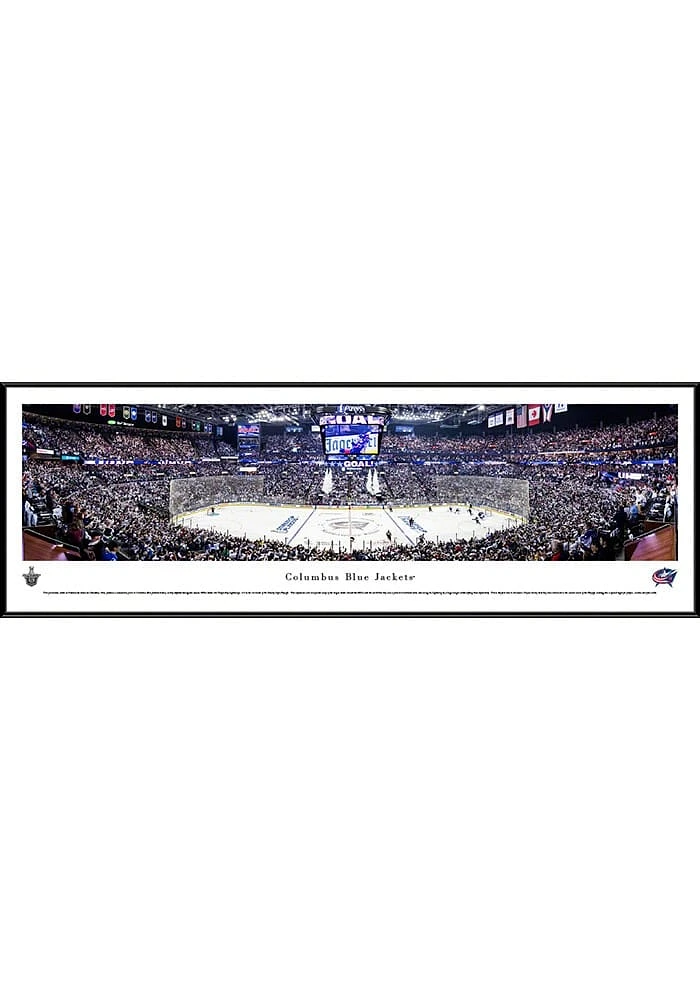 Blakeway Panoramas Columbus Blue Jackets Standard Framed Posters