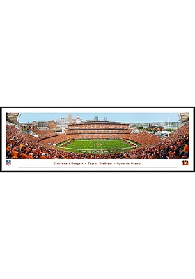 Blakeway Panoramas Cincinnati Bengals Orange Out 2024 Standard Framed Posters