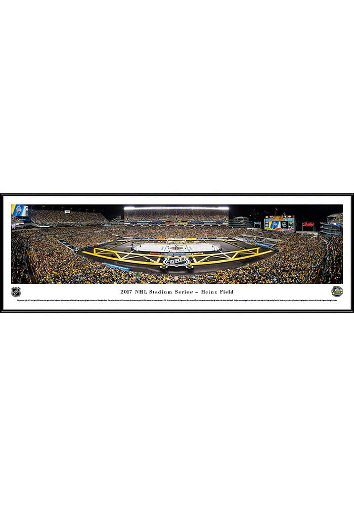 Blakeway Panoramas Pittsburgh Penguins 2017 Stadium Series At Heinz Field Standard Framed Posters