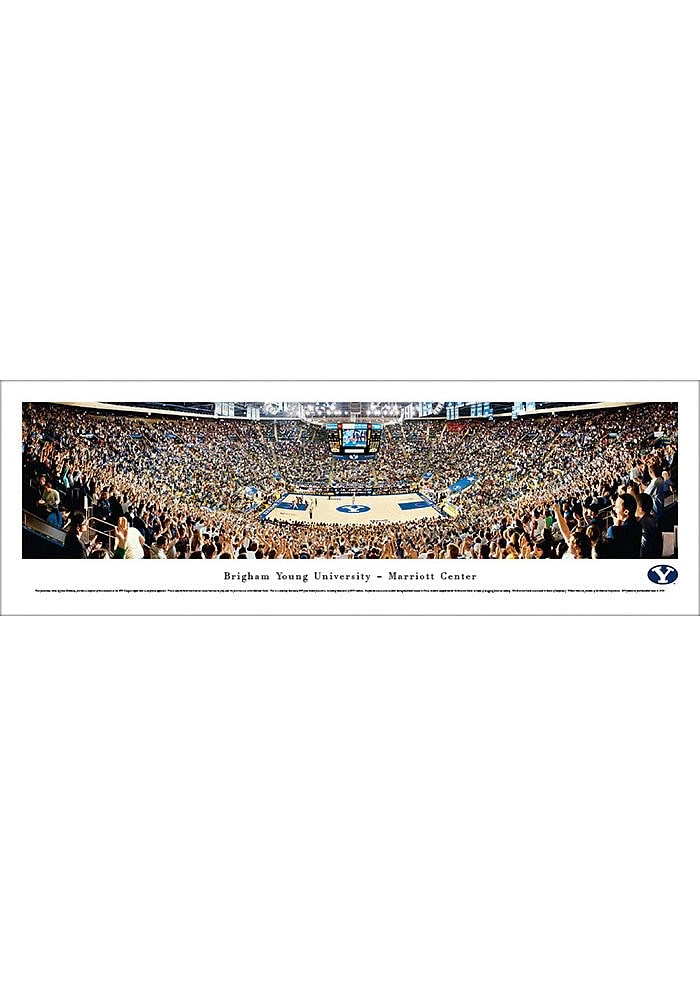 Blakeway Panoramas BYU Cougars Basketball Panorama Unframed Poster