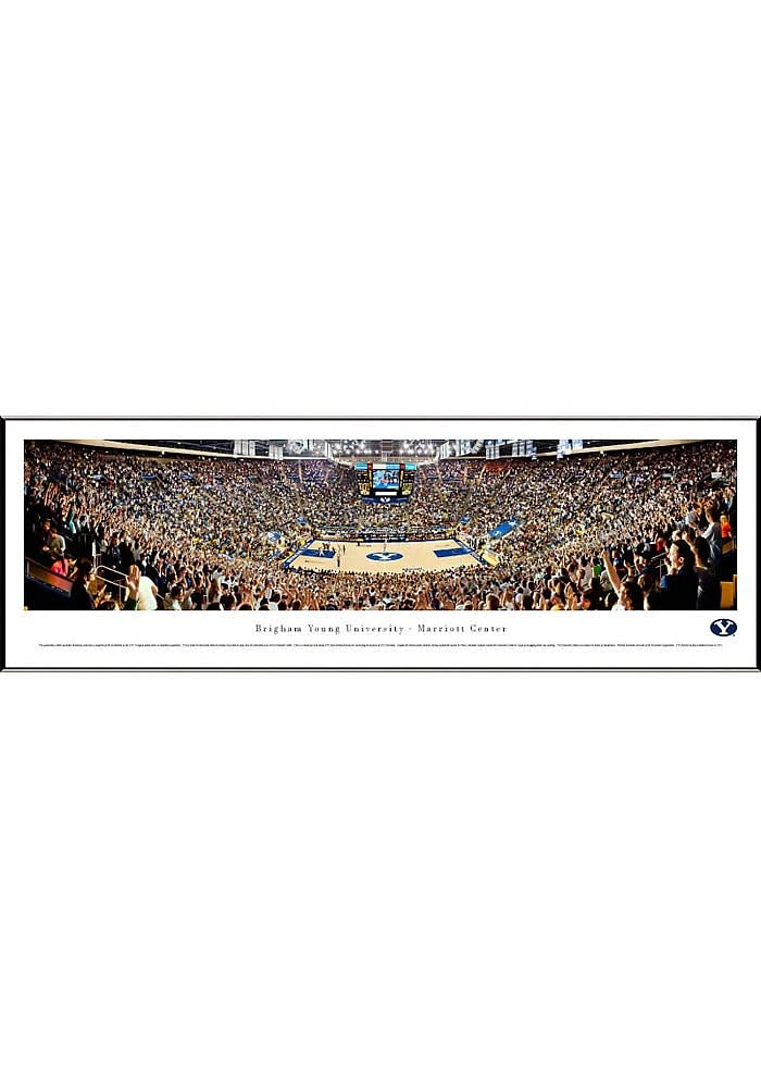 Blakeway Panoramas BYU Cougars Basketball Panorama Framed Posters