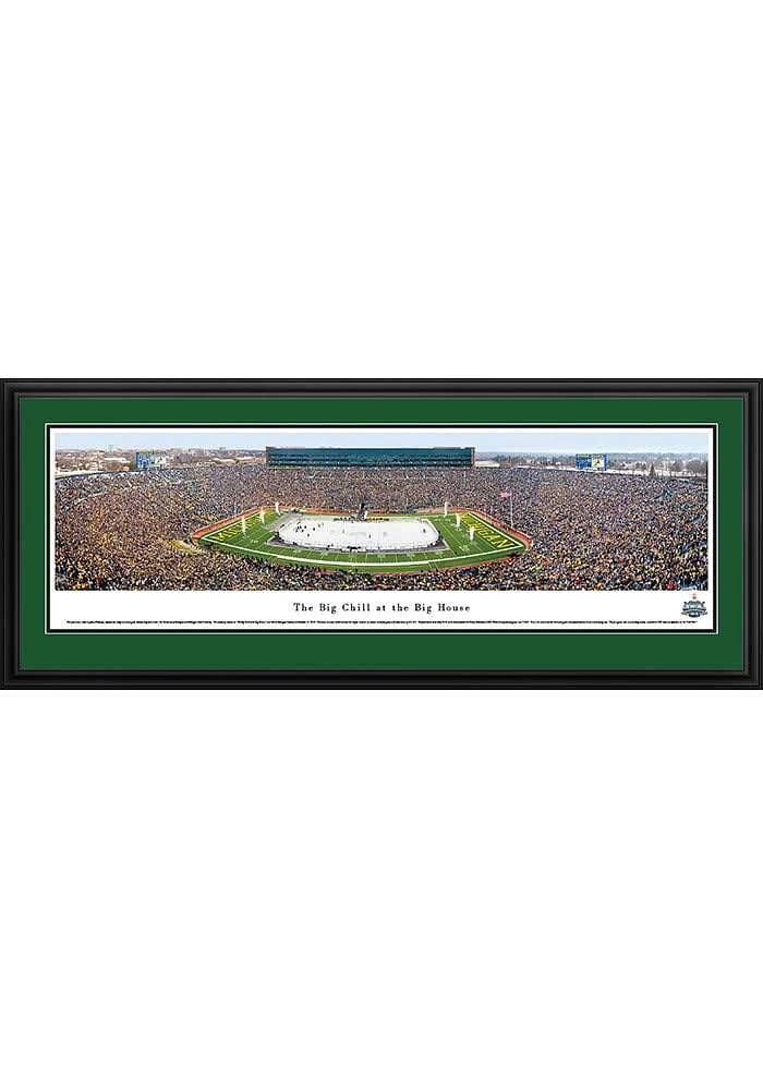 Blakeway Panoramas Michigan State Spartans v. Michigan The Big Chill...Deluxe Framed Posters