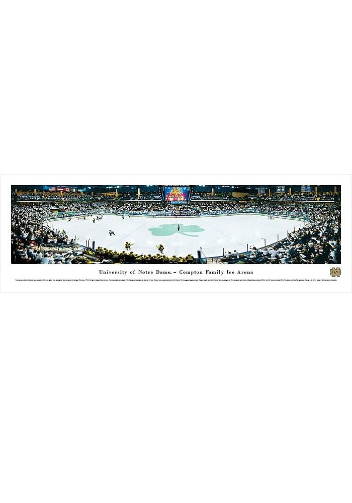 Blakeway Panoramas Notre Dame Fighting Irish Compton Family Ice Arena Tubed Unframed Poster