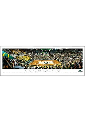 Blakeway Panoramas Oregon Ducks Basketball 2 Panorama Unframed Poster
