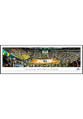 Blakeway Panoramas Oregon Ducks Basketball 2 Panorama Framed Posters