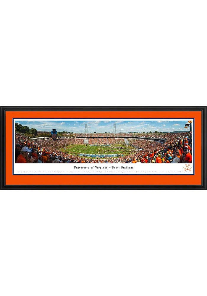Blakeway Panoramas Virginia Cavaliers Football Panorama Deluxe Framed Posters
