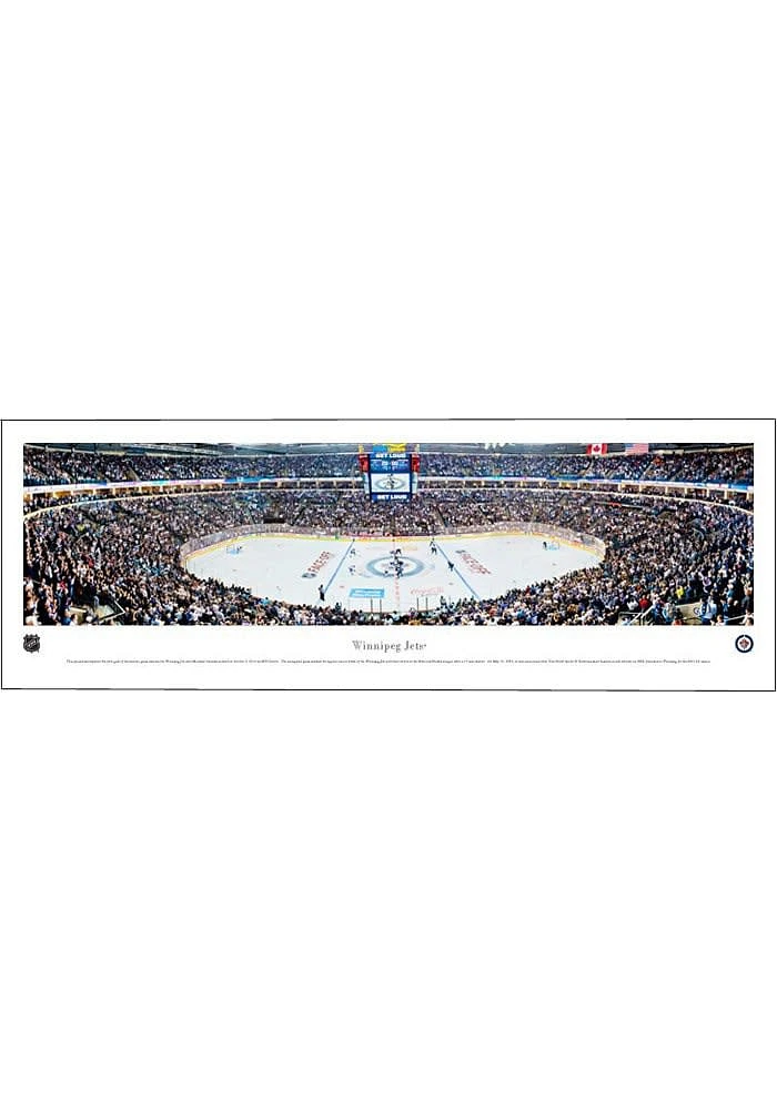 Blakeway Panoramas Winnipeg Jets Panorama Unframed Poster